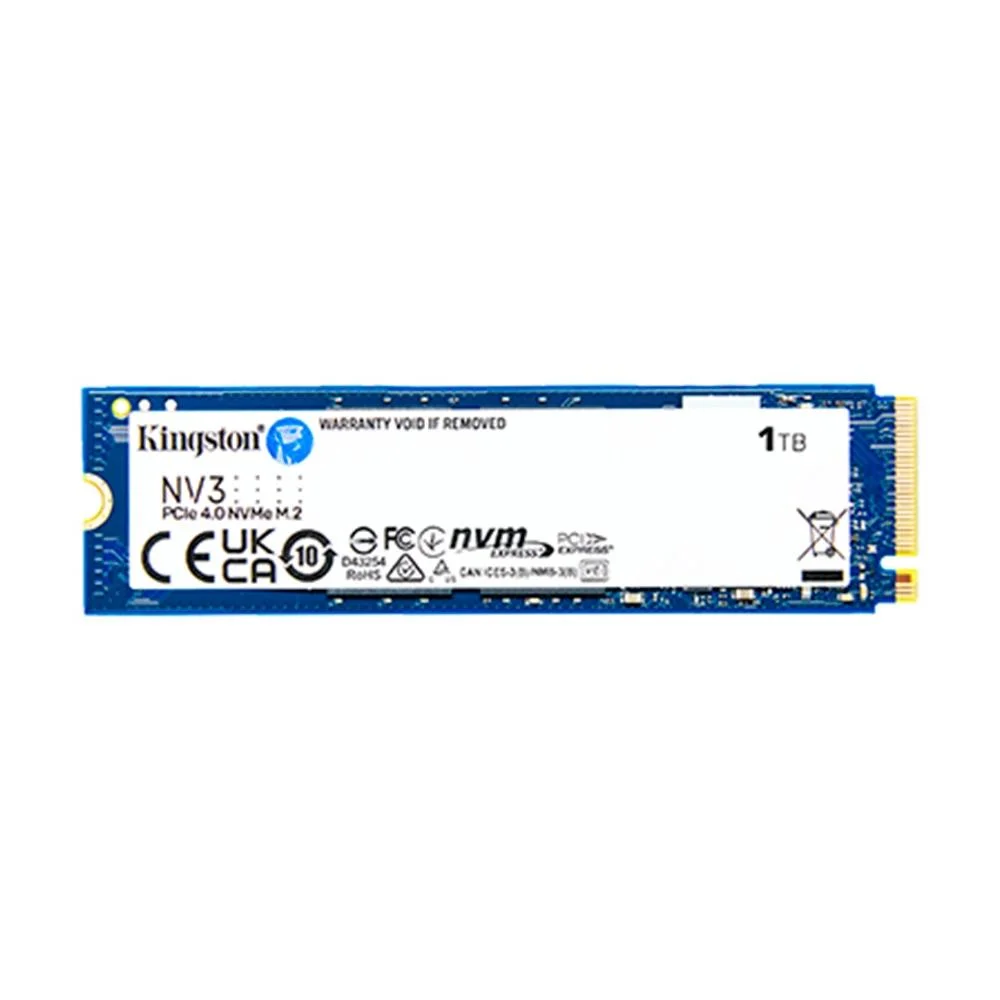SSD Kingston NV3 NVMe de 1TB para carregamento ultra rápido